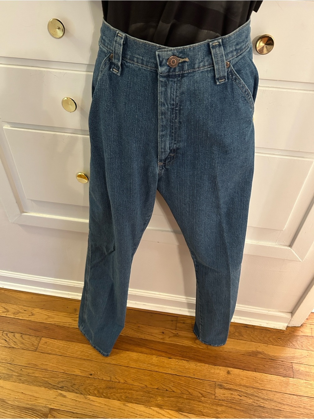 Classic Men's Blue Denim Carpenter Jeans